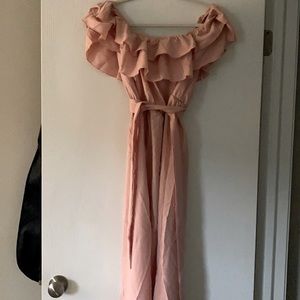 Off shoulder jumpsuit